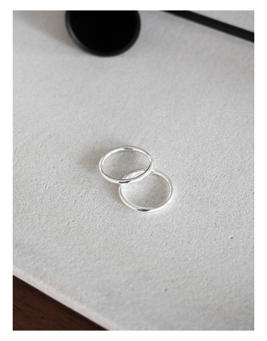 (silver 92.5) basic thin ring