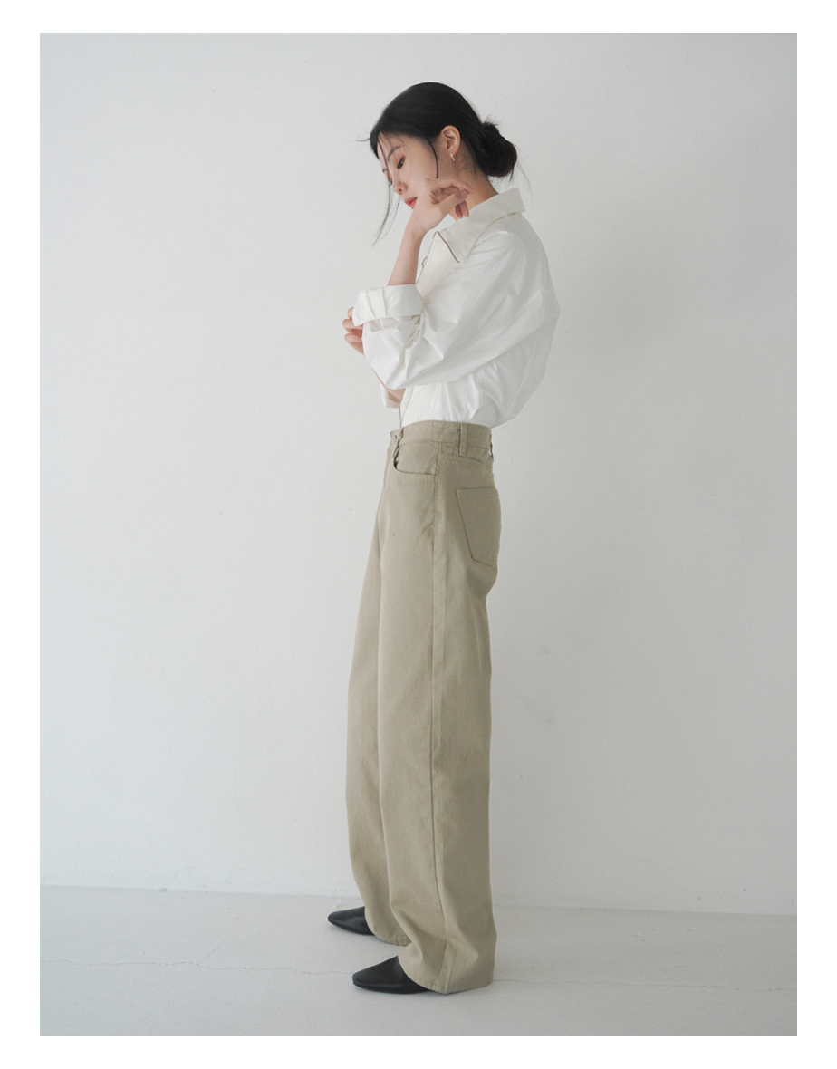 uur Each and All color pants [haze olive]